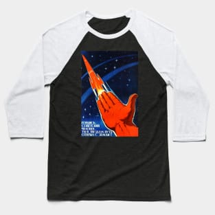 Soviet People and the Stars Baseball T-Shirt